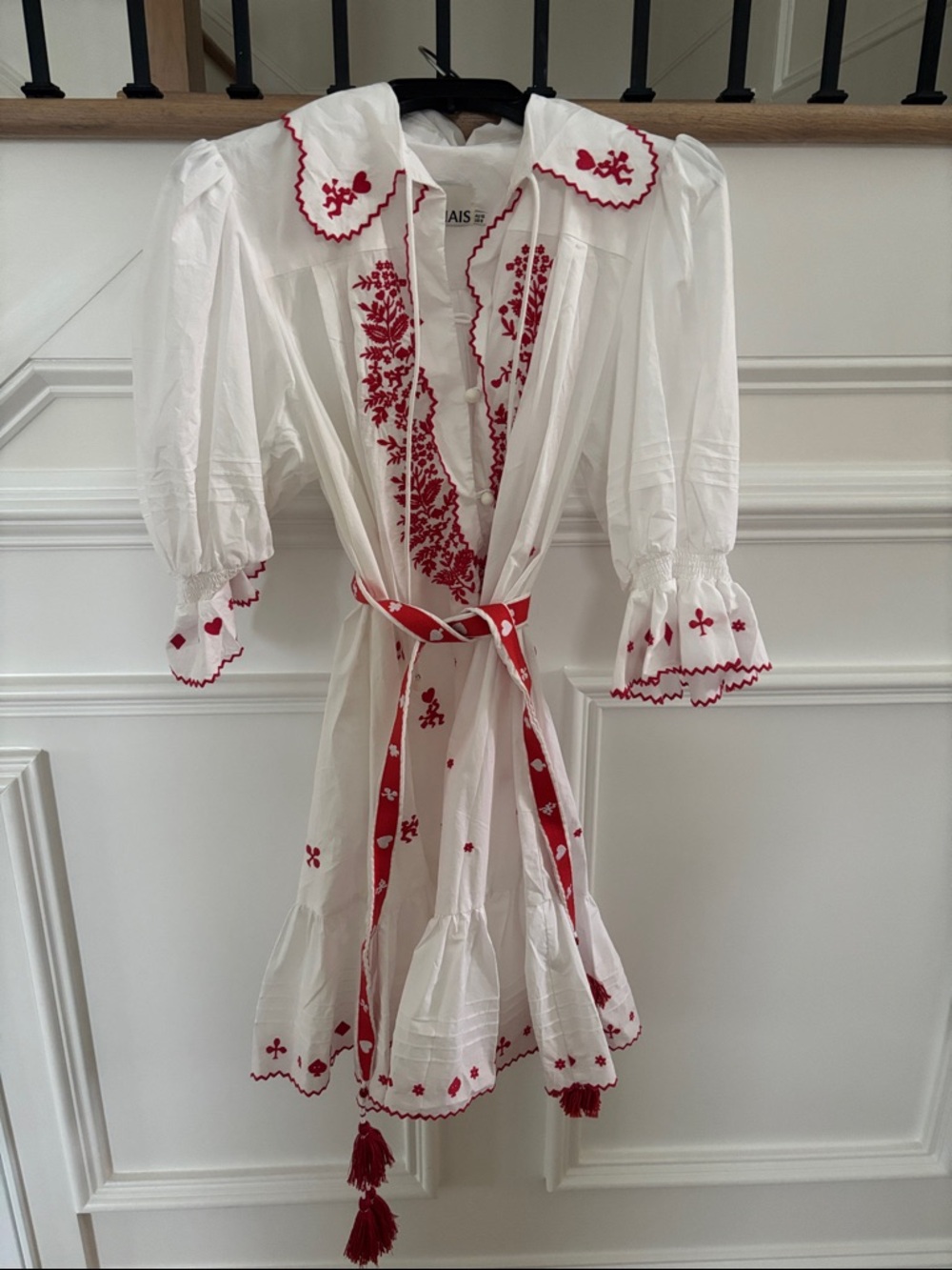 Alemais Hearts Embroidered Mini Dress - Picture 2 of 9